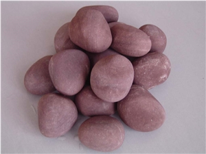 Natural Stone Red Slate Pebble Stone