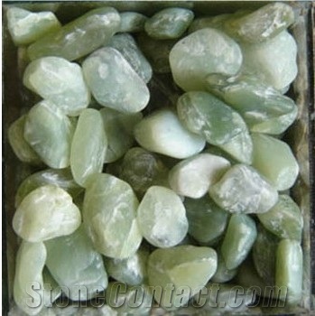 Polished Pebble Stone,Green Slate Polished Pebble