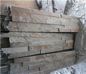 Random Quartzite Tile, Beige Quartzite Cultured Stone