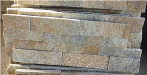 Random Quartzite Tile, Beige Quartzite Cultured Stone
