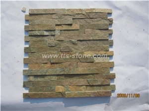 Rock Venner Panel, Green Quartzite Cultured Stone
