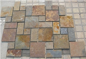 Rust Slate Tiles, Pattern