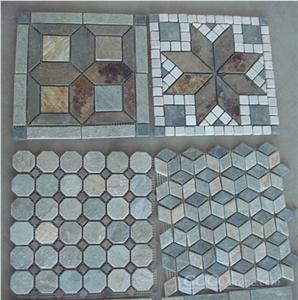 Slate Mosaic, Natural Stone Mosaic