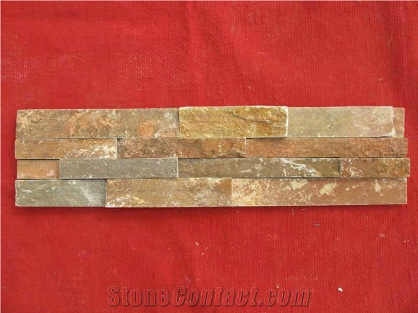 Stone Cladding, Yellow Slate Cultured Stone