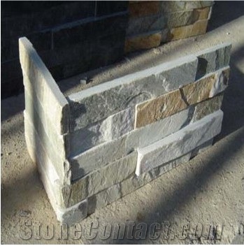 Stone Cladding, White Slate Cultured Stone