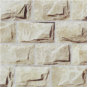 Stone for Wall Cladding - Mushroom Stone, Yellow Sandstone Mushroom Stone