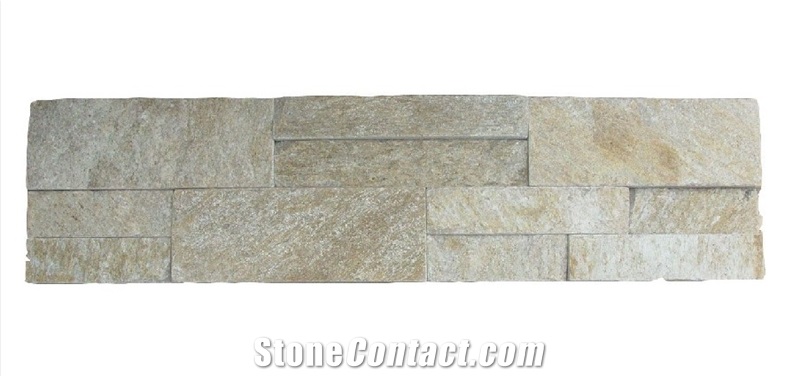 Stone Wall Covering, Yellow Slate Wall Covering