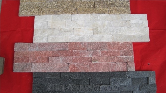 Wall Cladding Stone, Beige Quartzite Wall Cladding