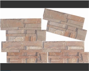 Wall Tiles, Pink Slate Cultured Stone