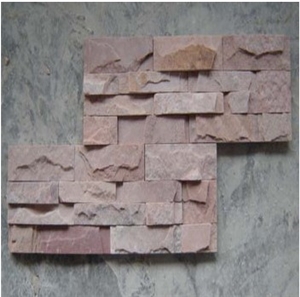 Wall Tiles, Pink Slate Cultured Stone