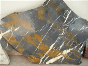 Irregular Flagstone Flst-05, Black Limestone