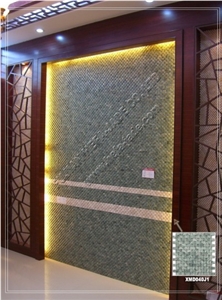 Huaan Jade Mosaic Tile(XMD040J1), Green Marble Mosaic