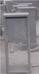 Blue Stone Mailbox