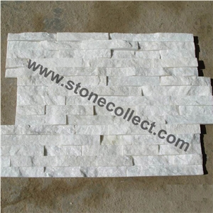 White Quartzite Wall Cultured Stone,ledge Stone
