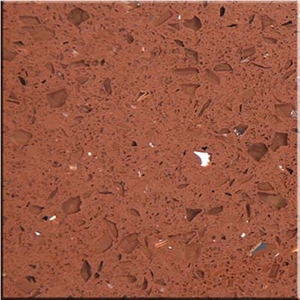Red Engineered Stone Tile