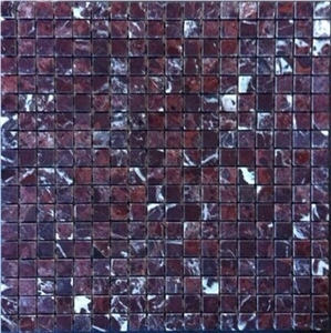 Mosaic Made by Red Marble