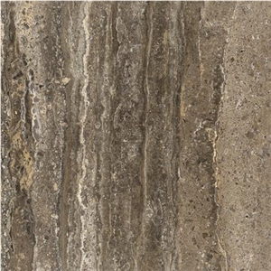 Amazon Silver Travertine Tile, Iran Brown Travertine