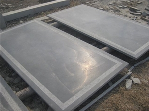 Chinese Honed Limestone Tile, Blue Limestone Slabs & Tiles