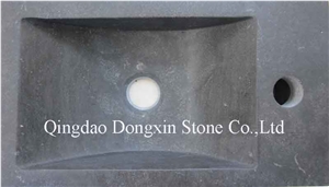 Qingdao Blue Limestone Bathroom Basin