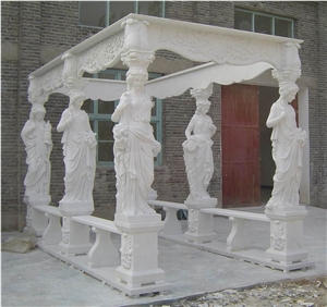 White Marble Gazebo