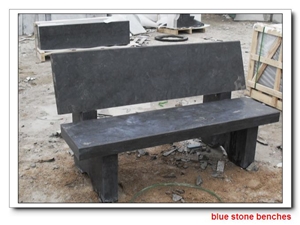 Shandong Blue Limestone Bench, Grey Limestone Bench