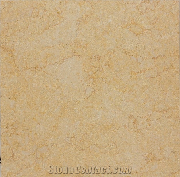Sunny Medium Marble Tile, Egypt Yellow Marble