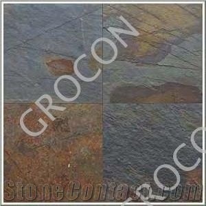 Multicolor Slate Tile & Slabs