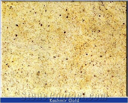 Kashmir Gold Granite Tile, India Yellow Granite