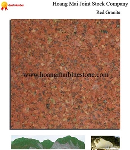 Red Granite Polished, Red Binh Dinh Granite Slabs & Tiles