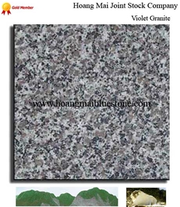 Khanh Hoa Violet Granite Slabs, Viet Nam Lilac Granite