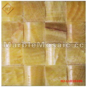 China Yellow Onyx Mosaic