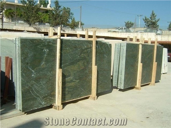 Greece Green Marble Slab, Evia Green Marble Slabs & Tiles