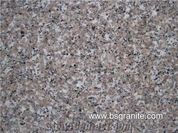 G380 Granite, Cheap China Pink Granite Tiles, Flamed, Bush Hammered, Paving Stone, Courtyard, Driveway, Exterior Pattern, Stepping Stone, Pavers, Pavements, Blind Stones, Drainage