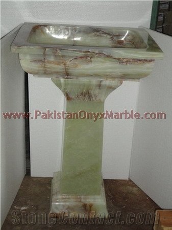 Green Onyx Pedestal Sinks Pakistan Green Onyx Sink