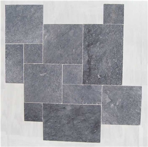 King Blue Marble Tumbled Pattern,grey Marble