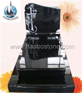 French Cross Styled Tombstone