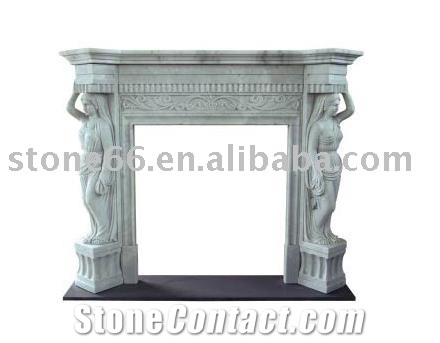 Chinese Stone Fireplace
