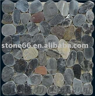 Slate Pebble Mosaic