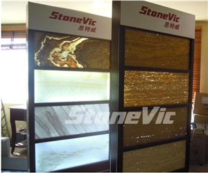 Marble and Onyx Translucent Panel