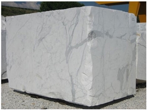 Statuario Venato Marble Blocks, Italy White Marble