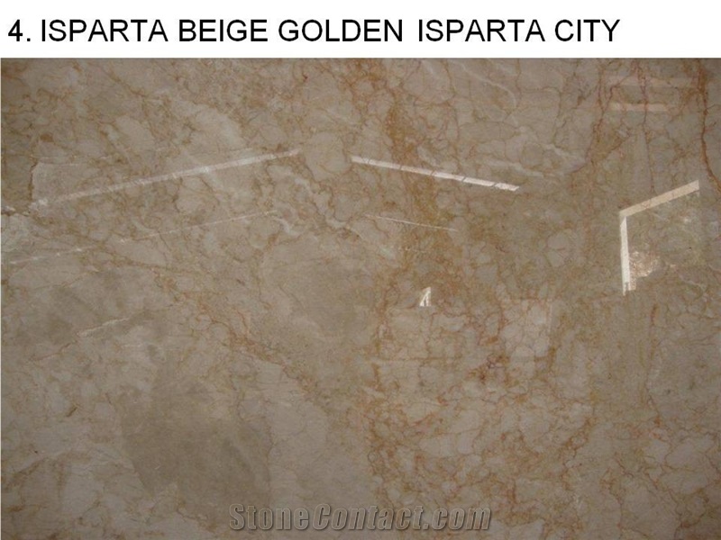 Isparta Beige Golden Marble Tile