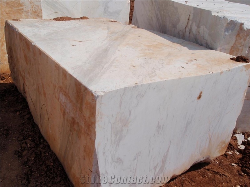 Volakas Marble Blocks, Greece White Marble
