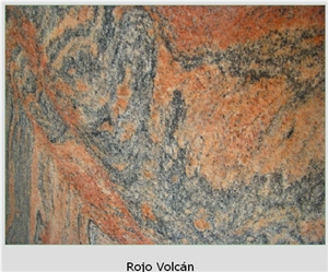 Rojo Volcan Granite Tile
