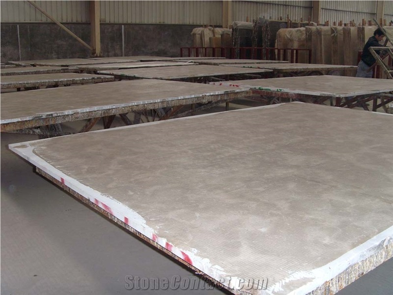 Cheapest Chinese Beige Marble Slab( Persia Grey), China Beige Marble