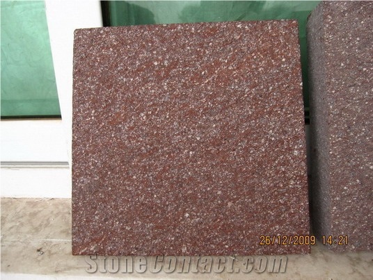 China Red Porphyry Granite Tile