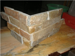 Natural Slate Ledge Stone Corner