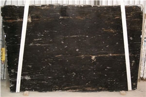Titanium Granite Slab, Brazil Black Granite