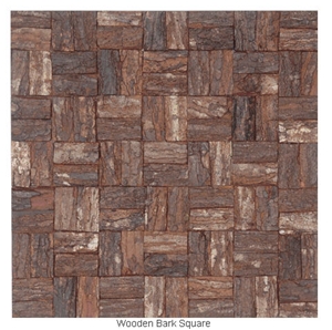Wooden Bark Mosaic Tiles,brown Mosaic