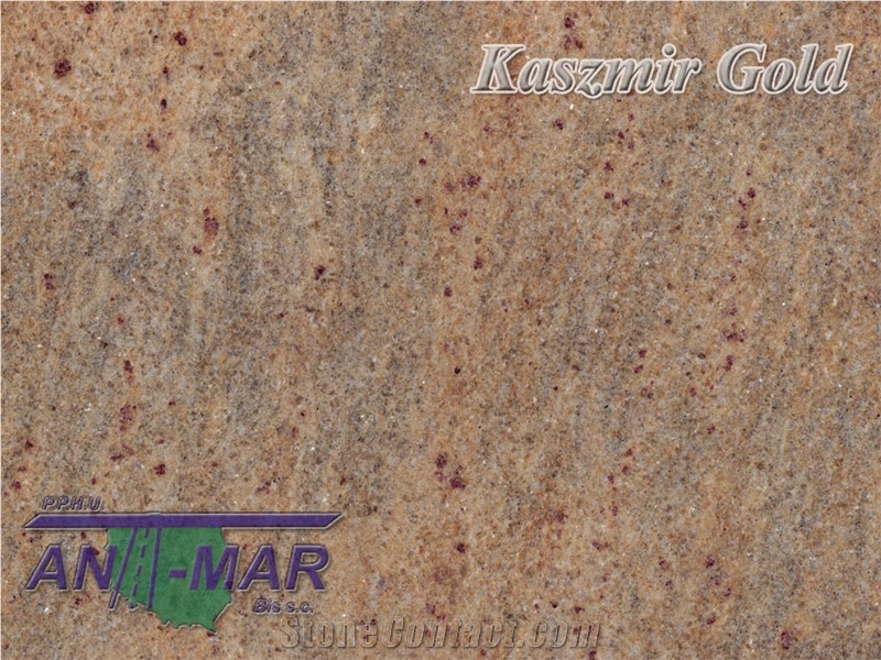 Kashmir Gold Granite Slabs & Tiles, India Yellow Granite