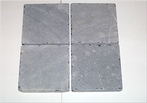 Tumbled Blue Stone Tiles & Slabs, Grey Bluestone Floor Tiles, Covering Tiles